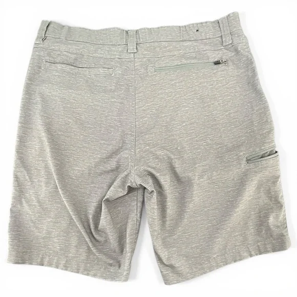 Hawke Co Outfitter Mens Grey Hybrid Performance Shorts 32W Stretch Hiking - Picture 2 of 9